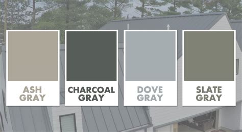 best house color for grey metal roof|ideal metal roofing colors.